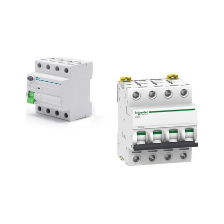 Pack 20A Schneider Electric -AT- Protection électrique TYPE B borne 11 kw triphasée